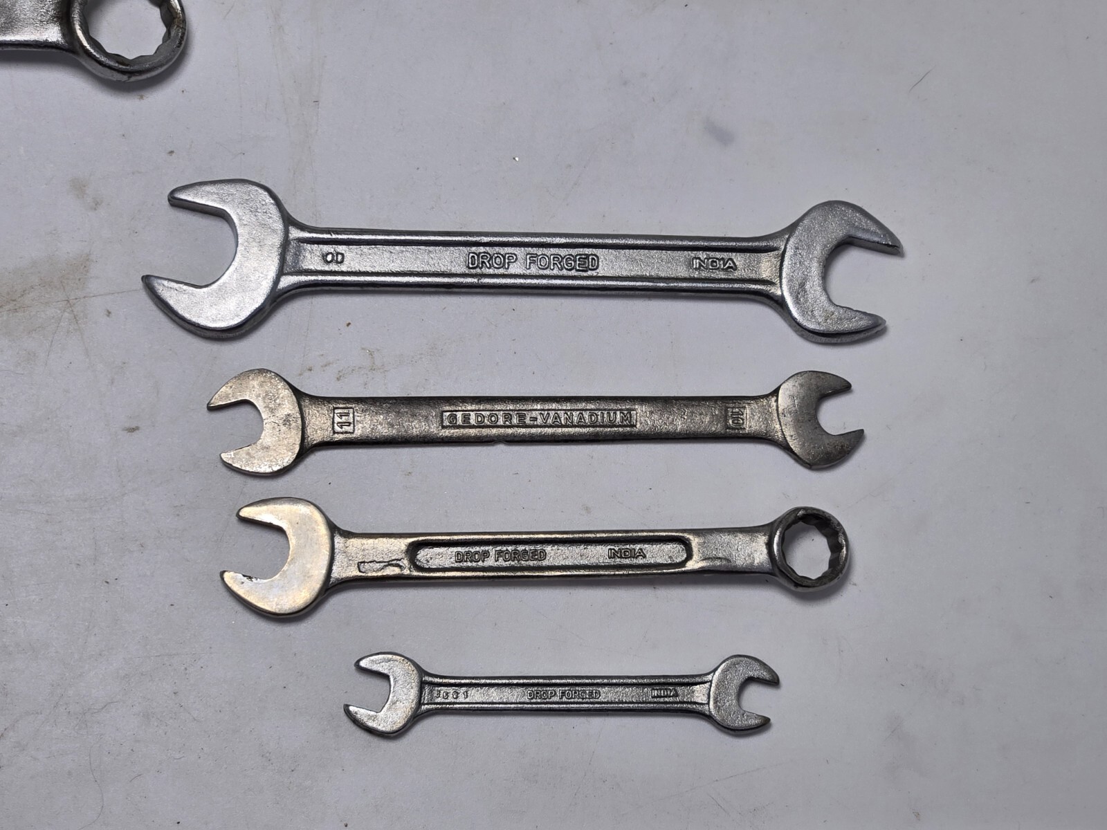 Gedore SAE & Metric Combination & Double Wrench Lot of 15 * Made In India *