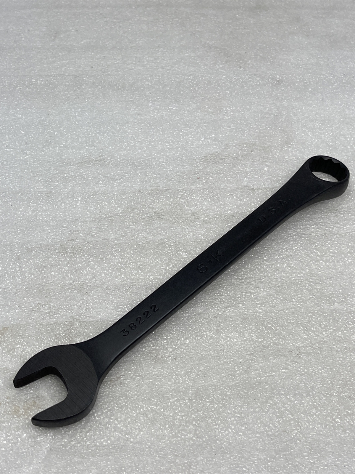 11/16” SK Tools 38222 SAE Combination Wrench, 12 Point, Black Oxide, New, USA