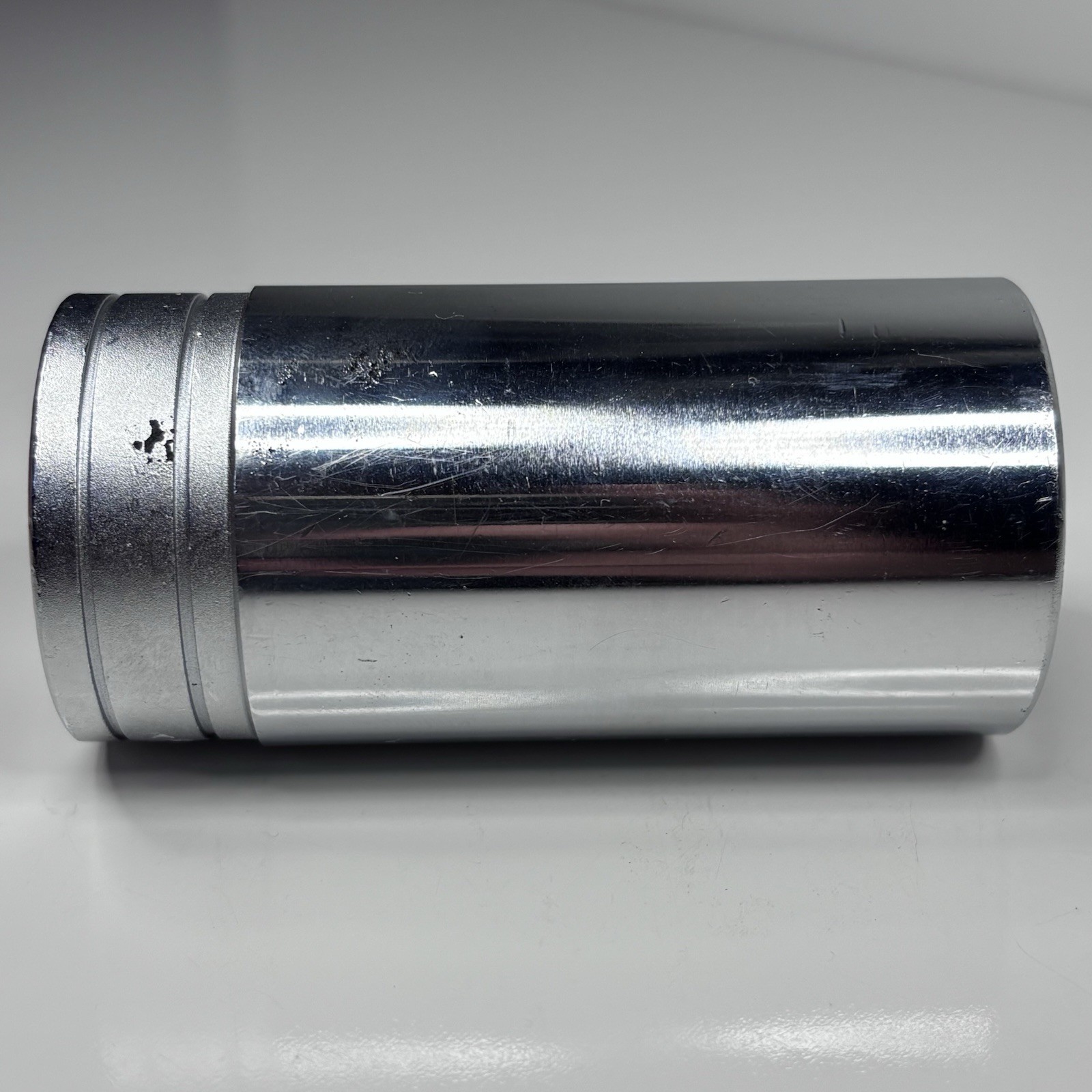 Snap On S381 1/2 Dr 12Pt SAE 1-3/16 Flank Dr Deep Chrome Socket USA VTG 1985 VGC