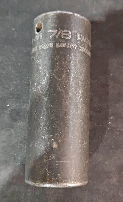(3) Snap-On Tools (SIM160, SIM280, SIM300) 1/2″D 6 Pt SAE Deep Impact Sockets