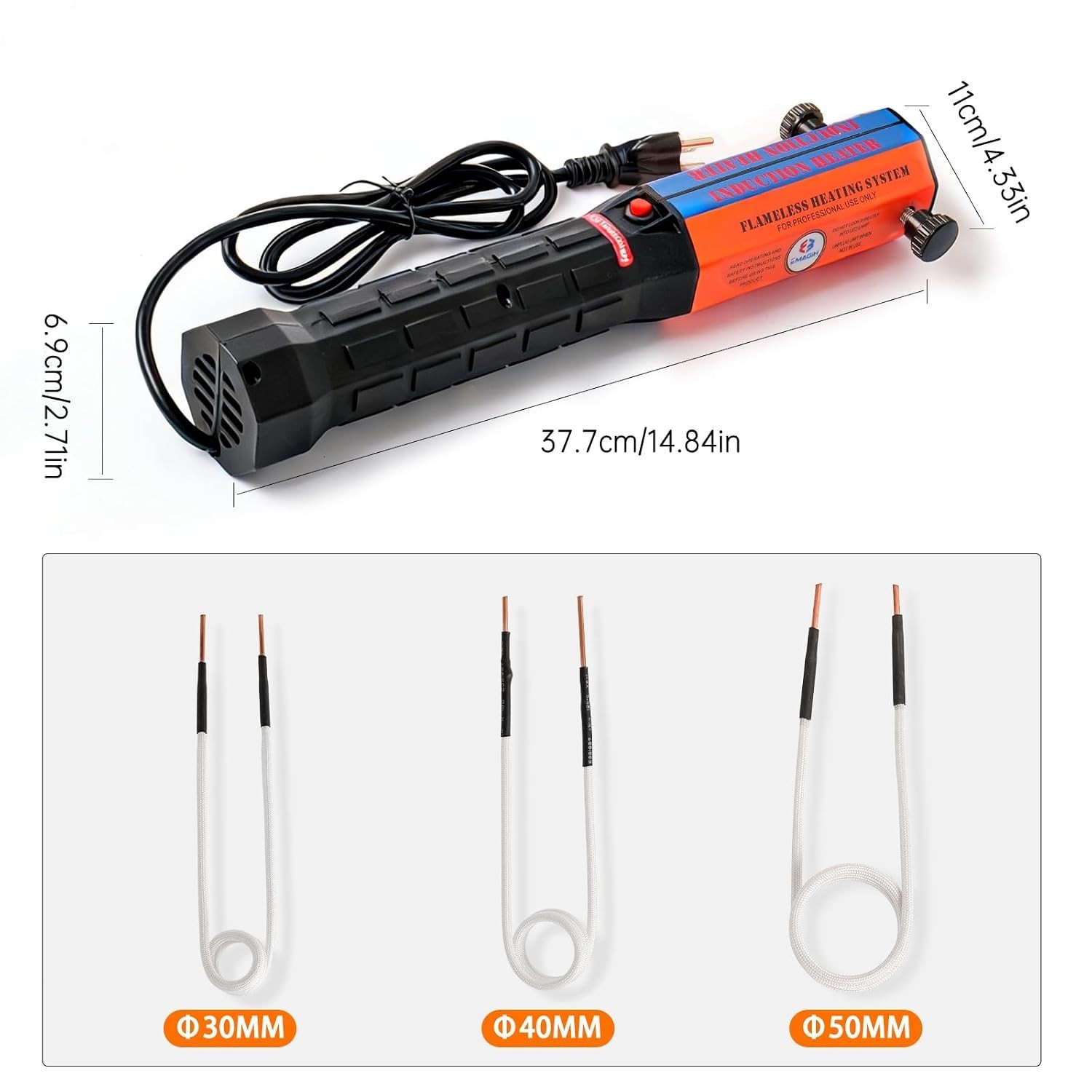 Handheld Magnetic Induction Heater for Rusty Screw Removing Bolt Removal with…