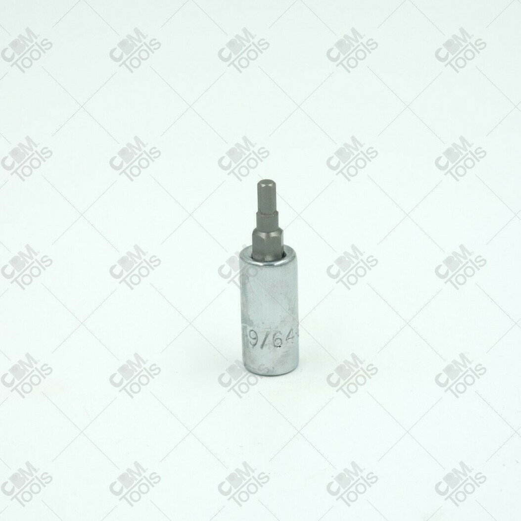SK Hand Tools 44309 1/4in Drive 9/64in Hex Bit Socket Lifetime Warranty