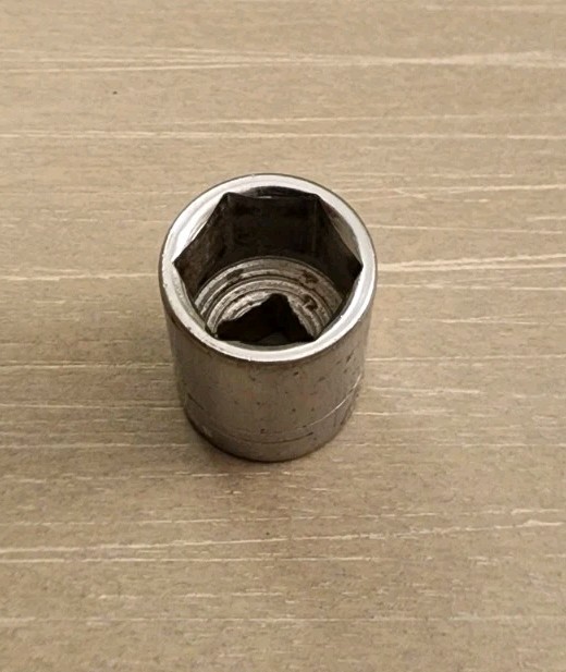 Craftsman USA 1/2″ Socket 6 Point 1/4″ Drive V 43499 (Double Ring)