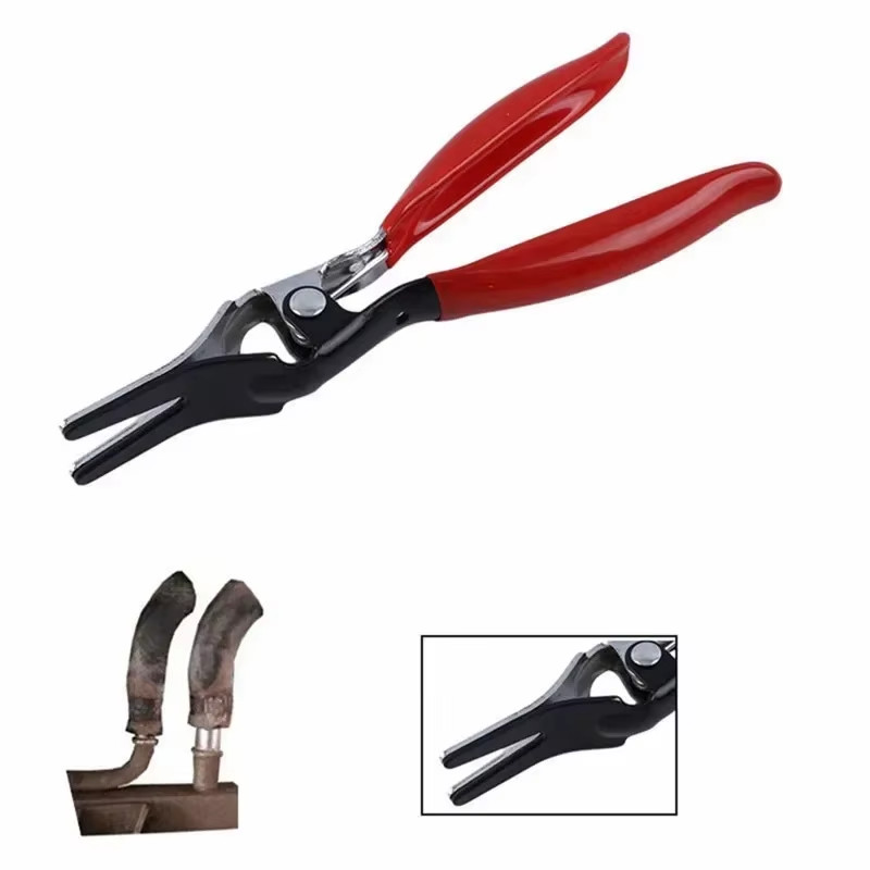 Angled Auto Fuel Vacuum Line Tube Hose Remover Separator Pliers Pipe Tool