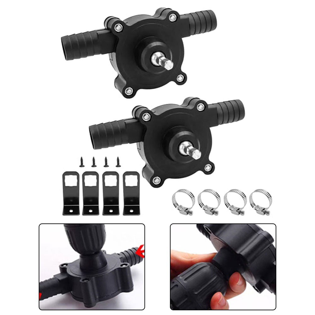 Hand Drill Powered Water Pump Tool for Diverse Liquid Extraction Needs