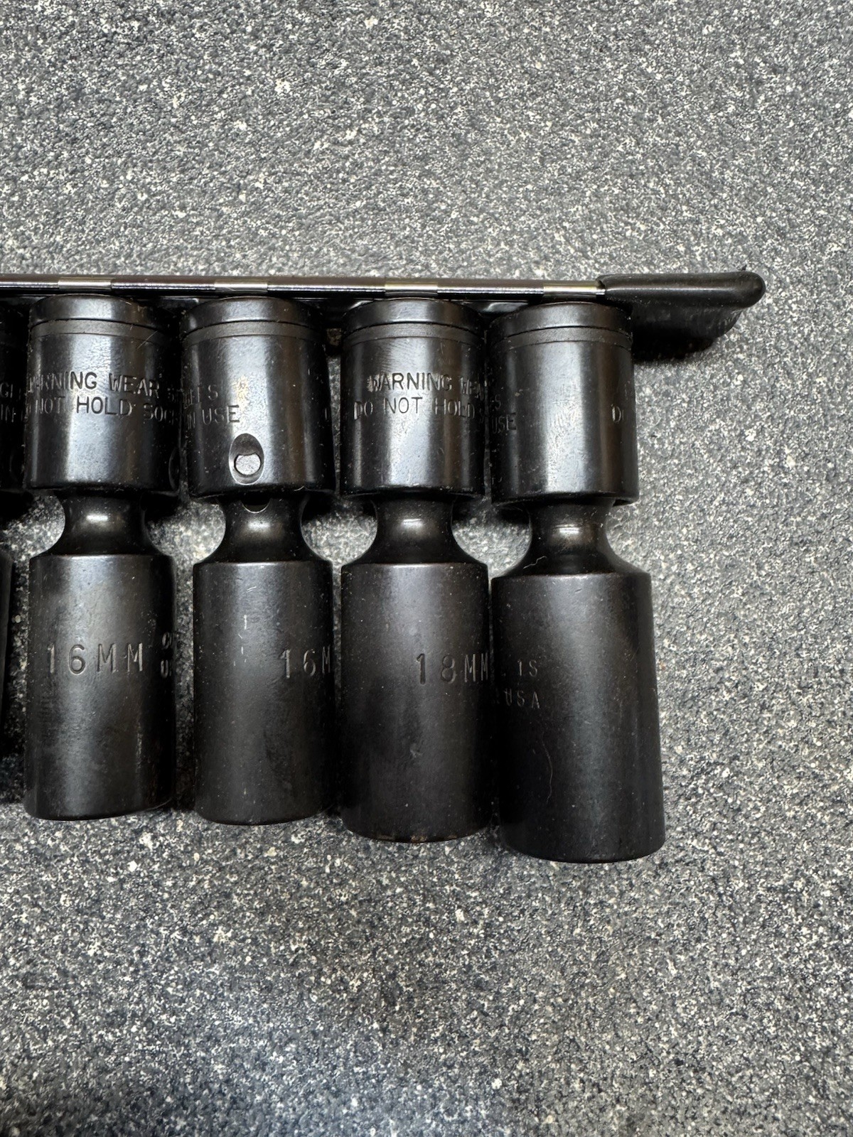 Cornwell 3/8 Metric Impact Swivel Socket Set 10 Piece USA Made