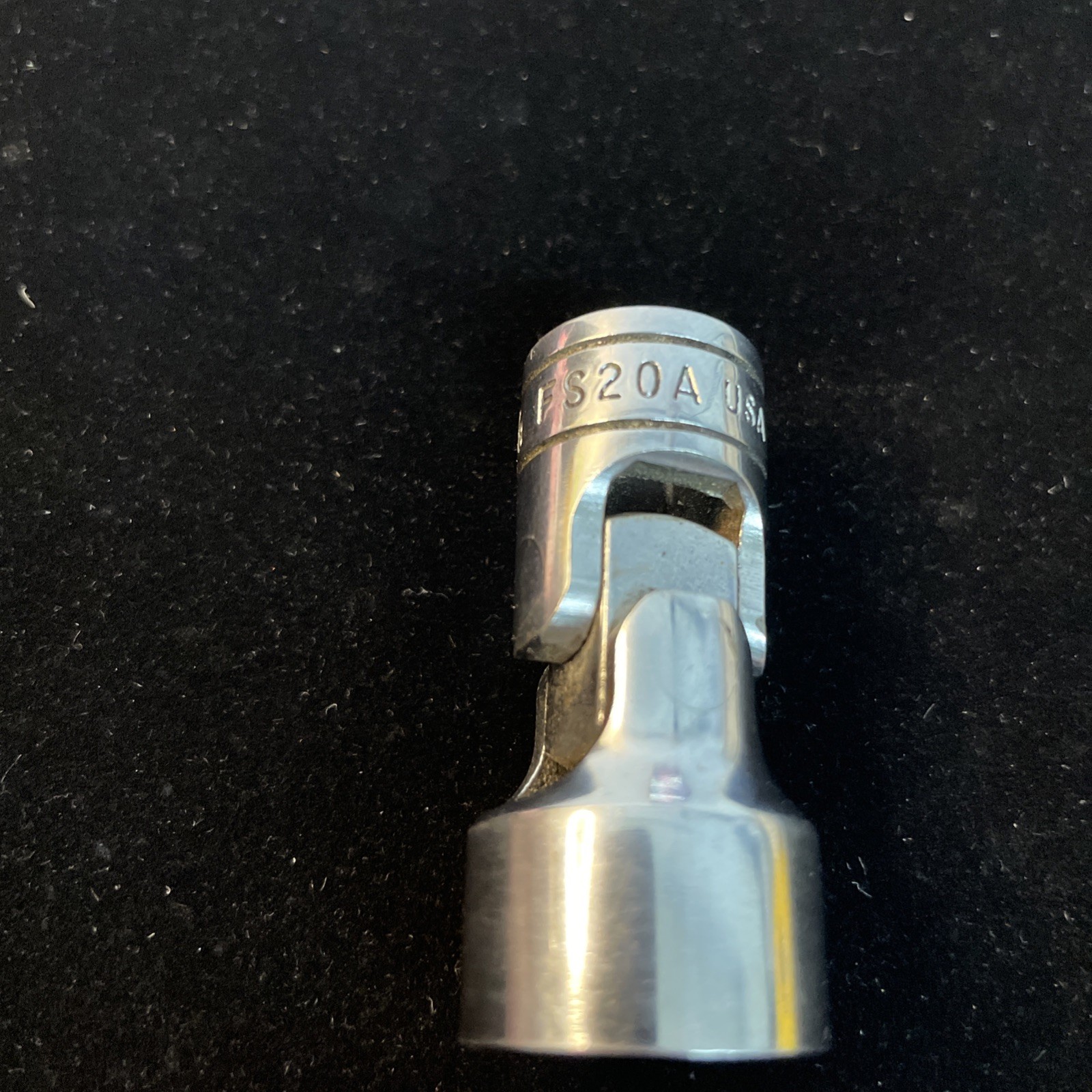 Snap-on FS20A 3/8″ Drive 5/8″ 6 Pt. Universal Swivel Socket Chrome Mechanic USA