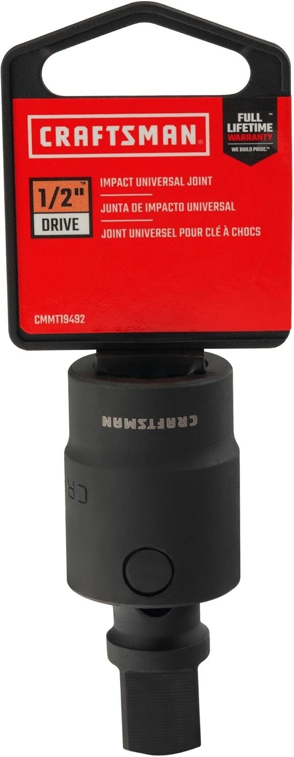 Craftsman CMMT19492 1/2″ Drive SAE Impact Universal Joint Adapter Swivel Socket