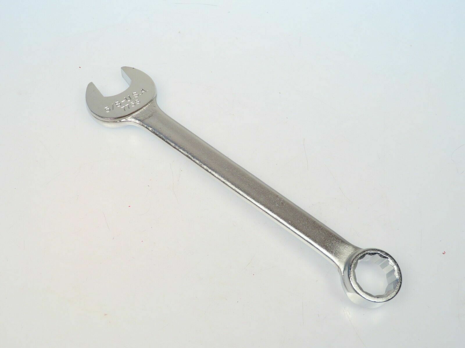 Vintage Indestro Super Brand 5/8″ Combination Open/Box End Wrench 775S