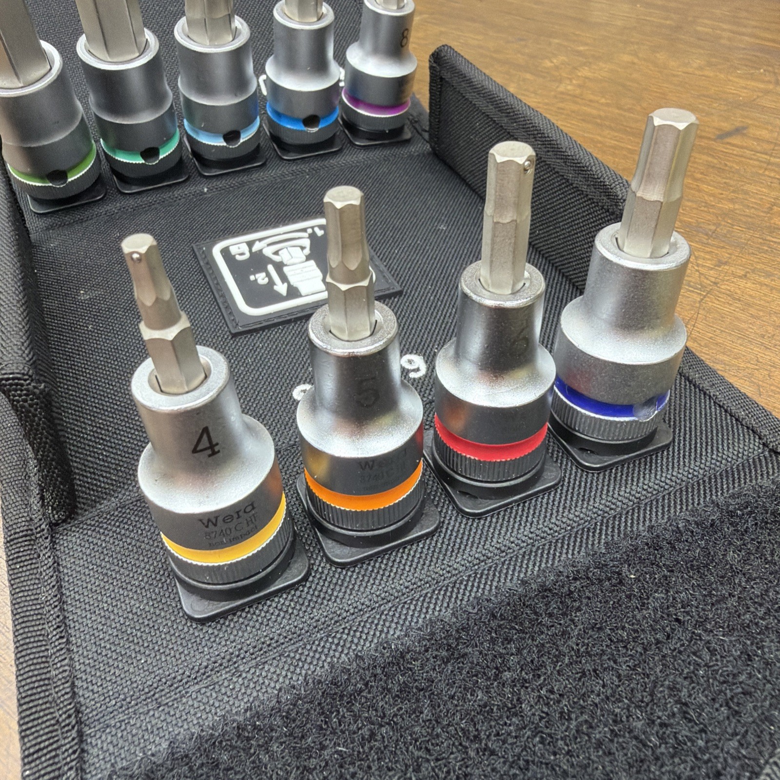 Wera 9-Piece 1/2 in Hexagon Socket Set