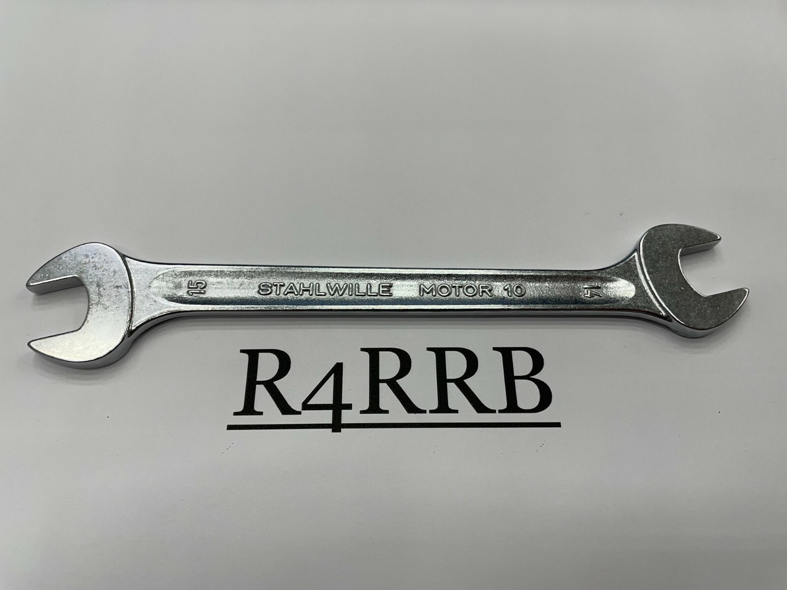 Stahlwille Tools Motor 10 GERMANY 15mm x 14mm Metric Double Open End Wrench