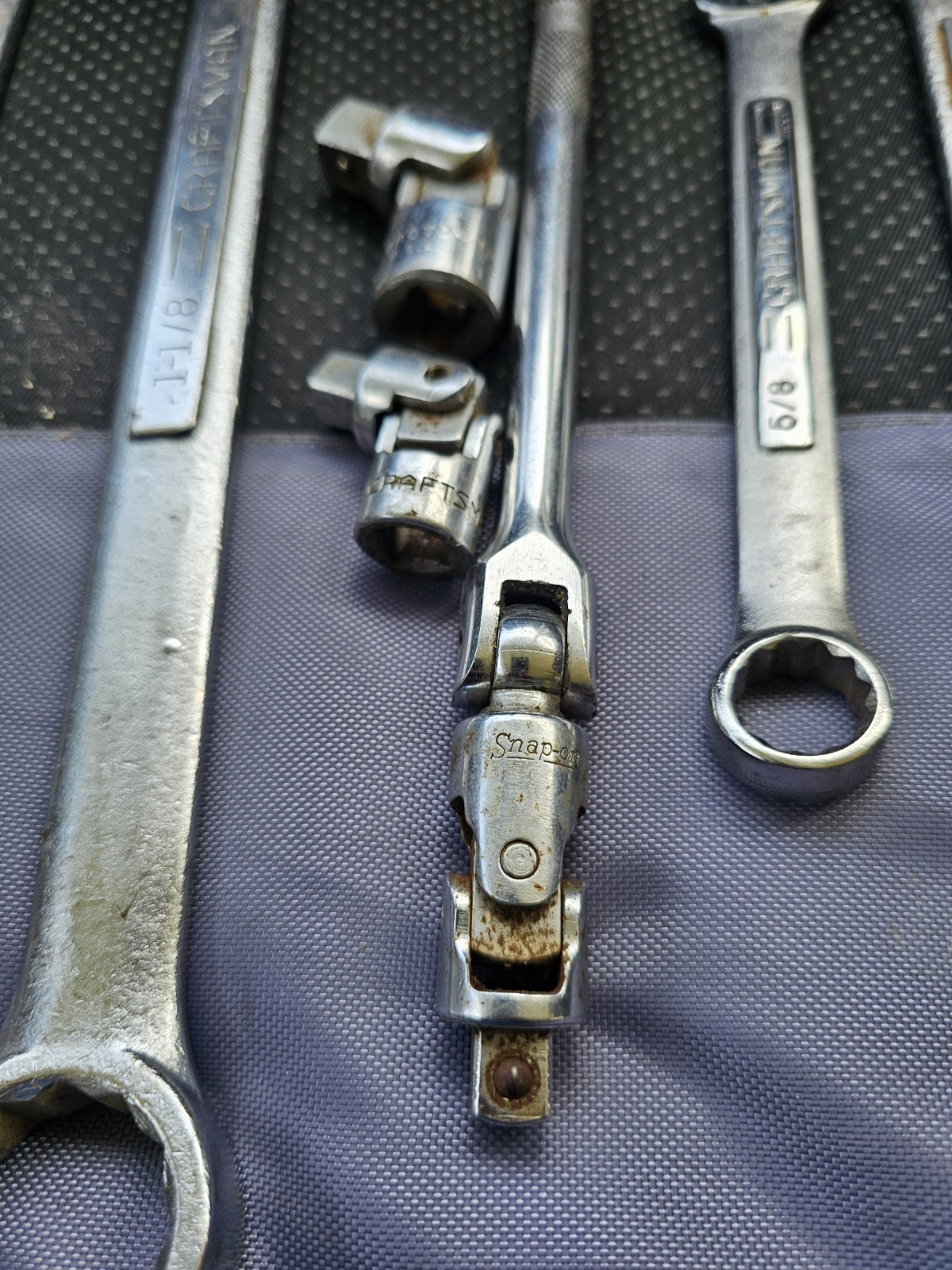 VTG Mix Tools Lot Wrenches & Ratchet,Proto,Craftsman,Snap-on Swivels Used #9