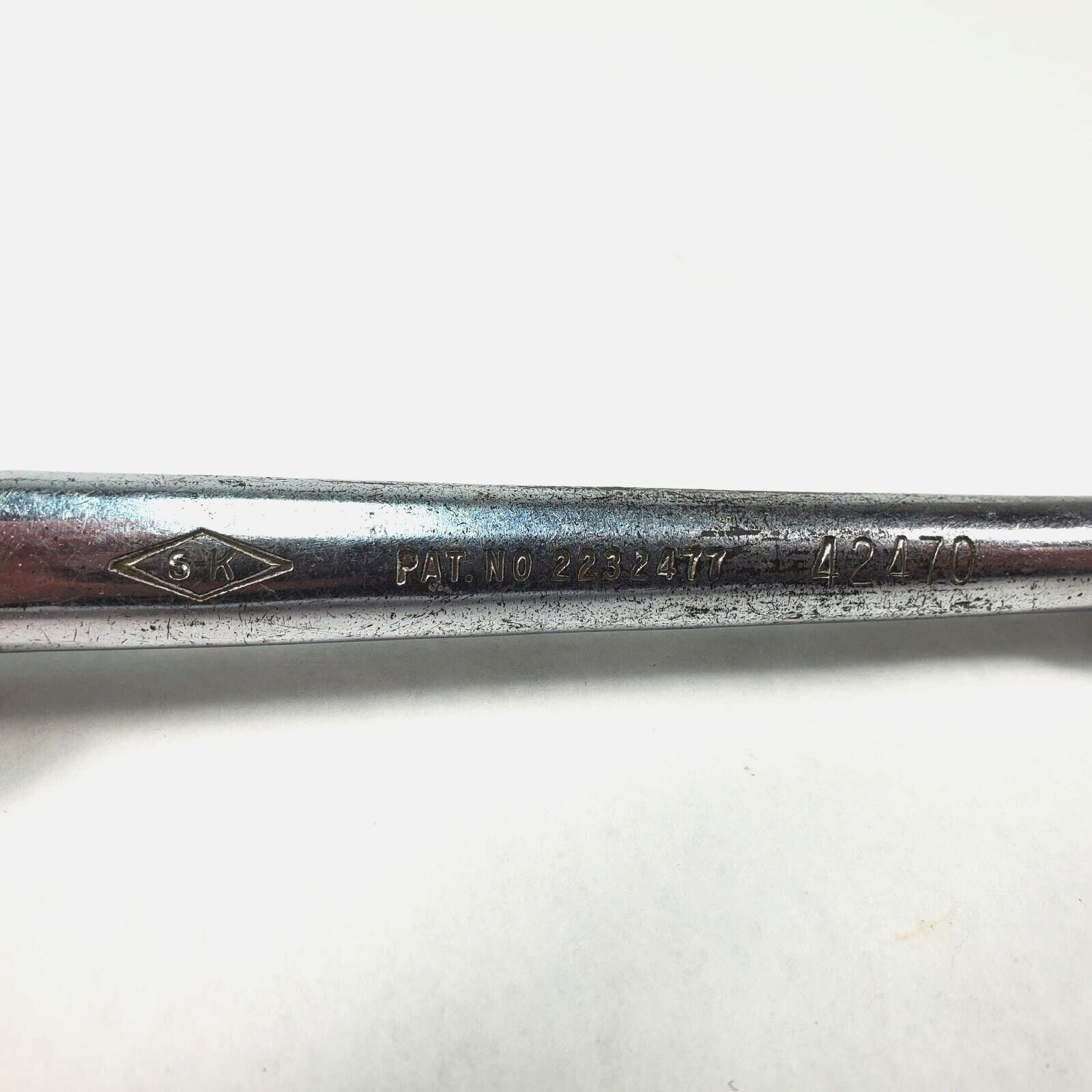 Vintage S-K Tools 1/2″ Drive Ratchet 42470 Early Diamond Logo 10 Inches USA