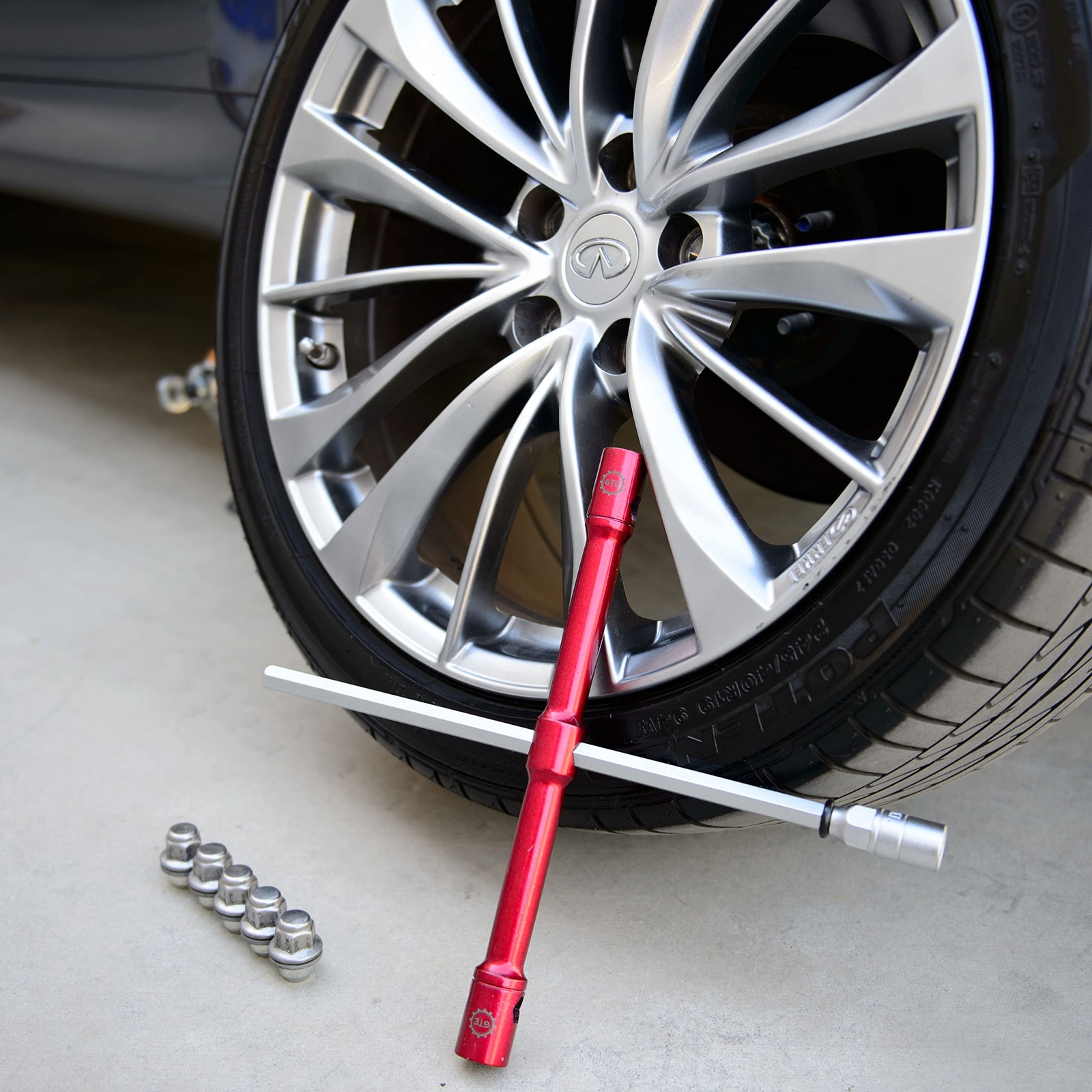 TOOLS LugStrong 26″ Universal Compact Lug Wrench Set, SuperStrong Tire Iron …