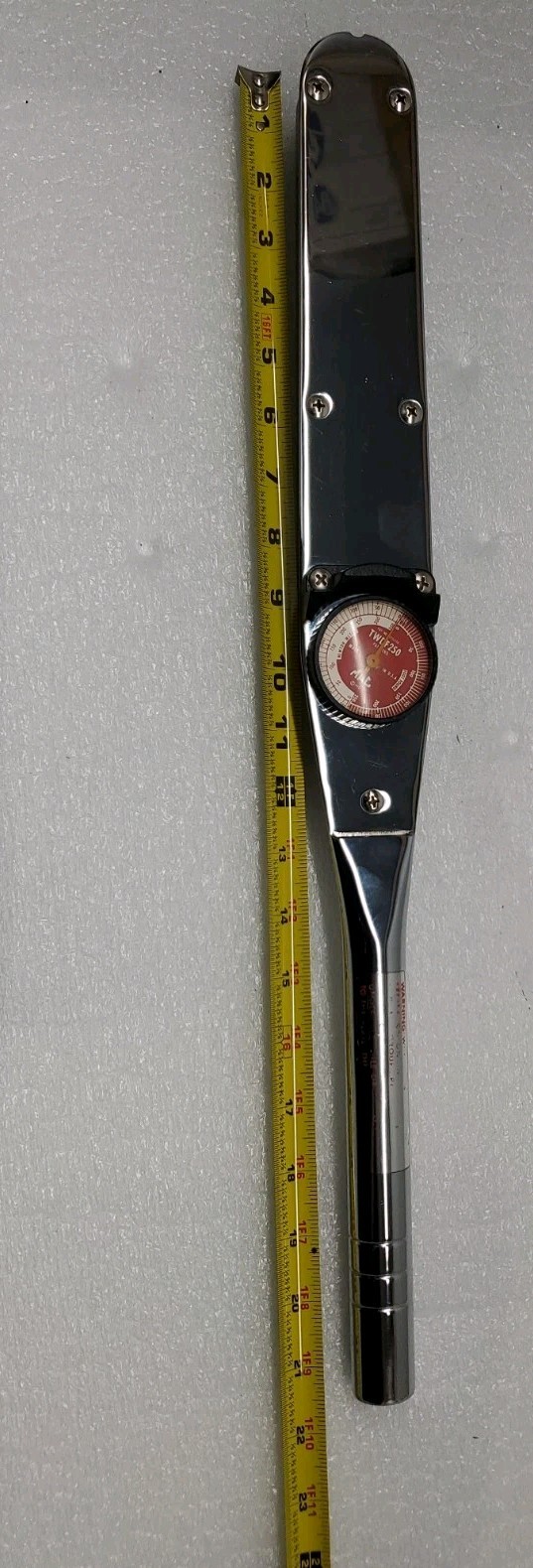 Vintage 1972 MAC Tools TWDF 250 Dial Torque Wrench – 250 Foot Pounds
