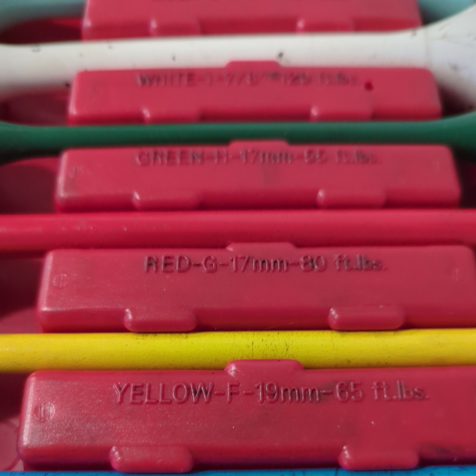AJ Manufacturing AJ1510 10pc Torque Stick Set 1/2″ Drive Color Coded-Missing Lid