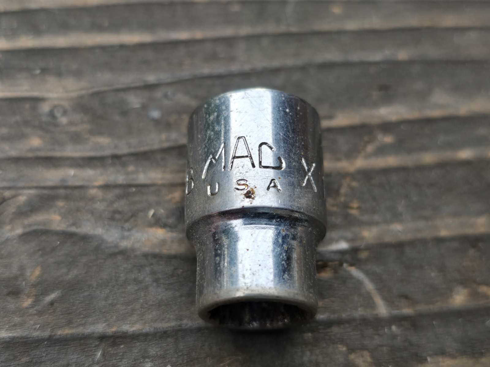 MAC Tools X122 Shallow 3/8 in. Chrome Socket 3/8″ Drive 12 Point SAE USA
