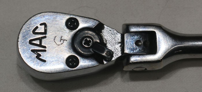 Mac Tools MR5F: 1/4″ Drive, Flex Head Ratchet