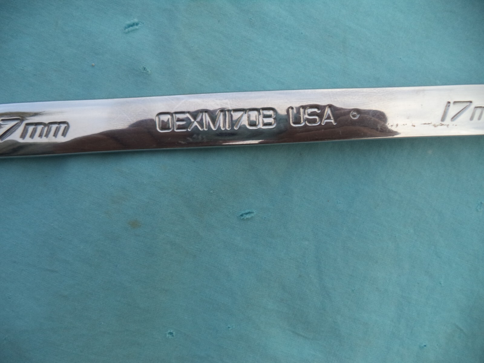 Snap-On Metric 12 Point 17mm Open Box End Combination Wrench #OEXM170B MiNT !