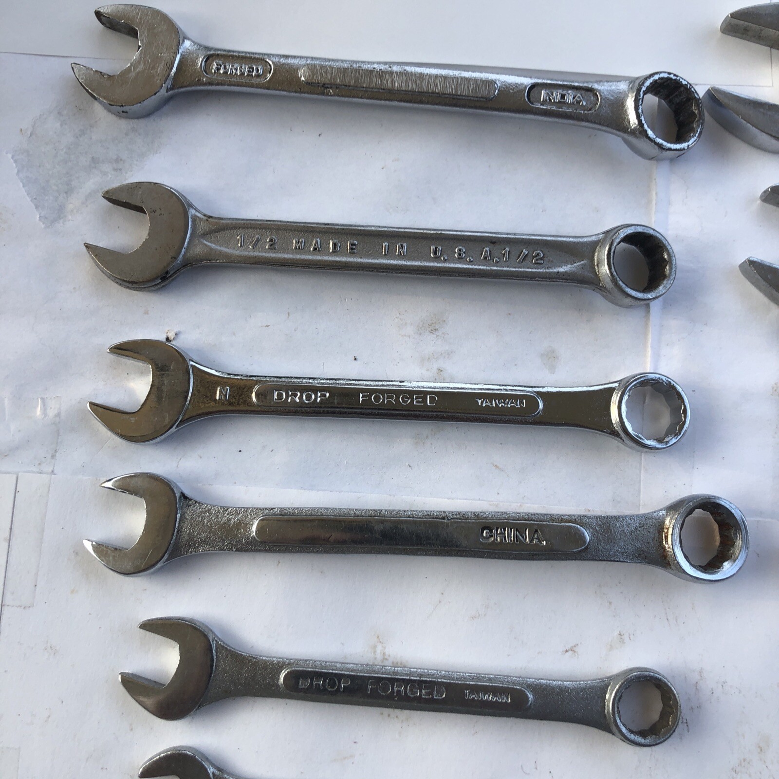 17 Piece Assorted Combination Wrench Set – 12 Point Drive Super Nice