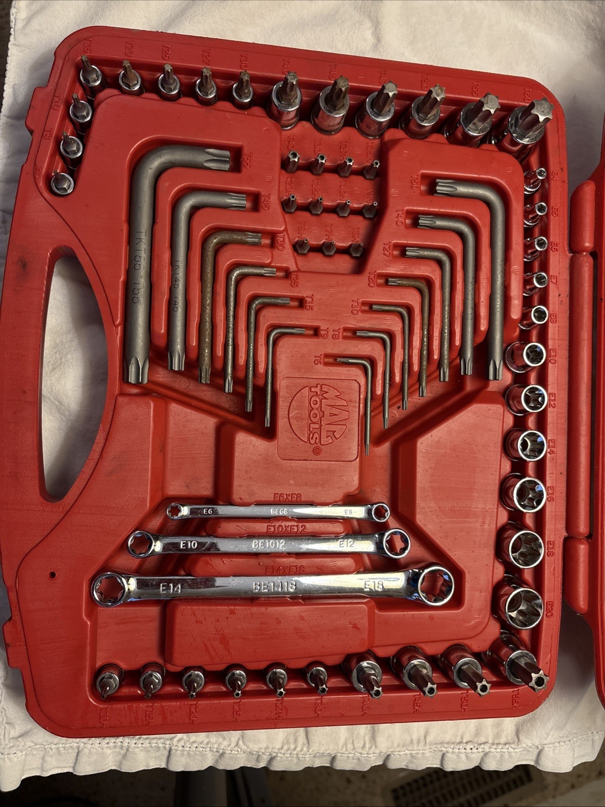 Mac Tools 62pc Star Driver and Wrench Set SMXT62B