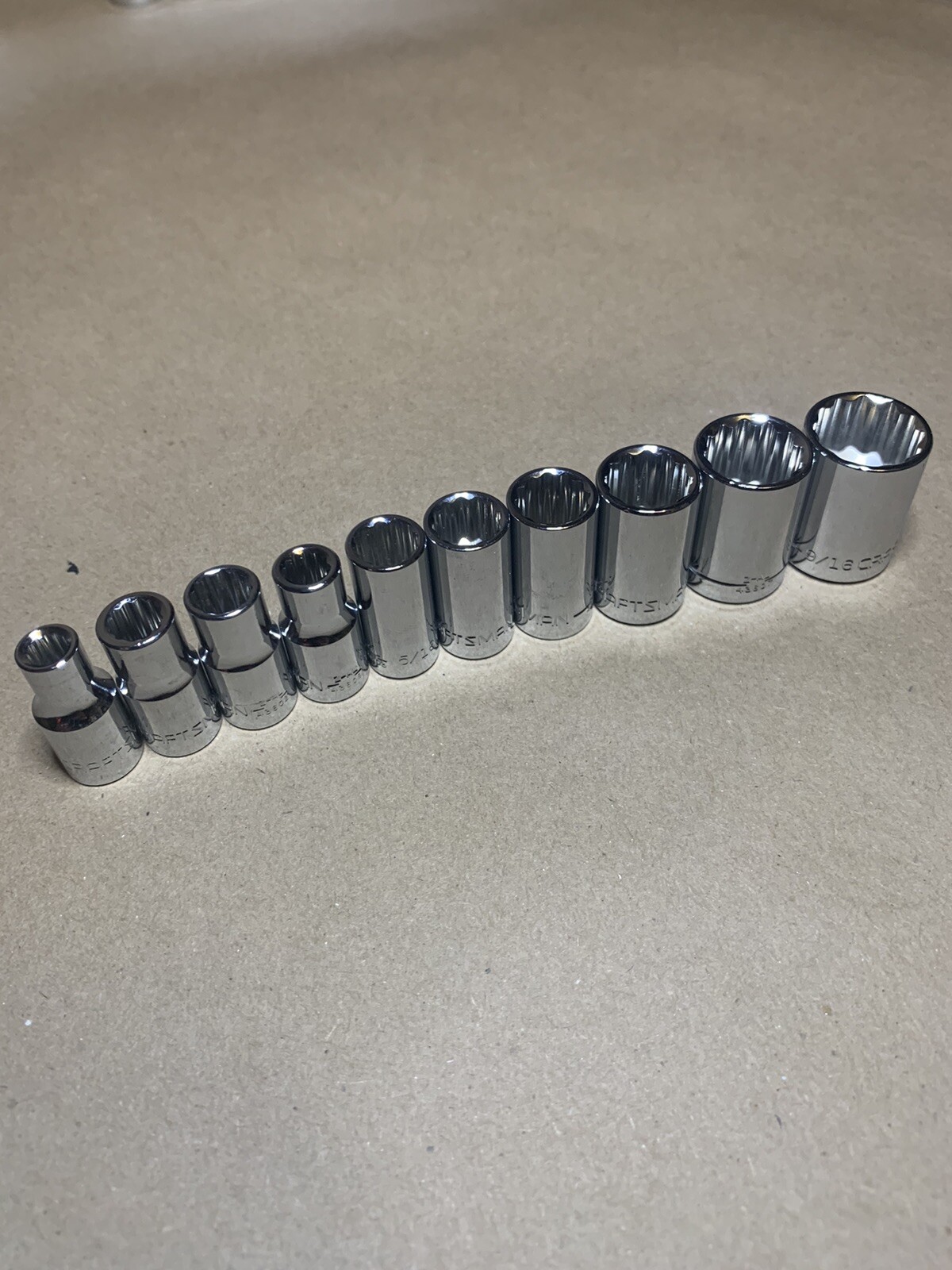 CRAFTSMAN 116 pc 1/4 3/8 1/2 Dr SAE METRIC MM 6pt 12pt ratchet wrench socket set