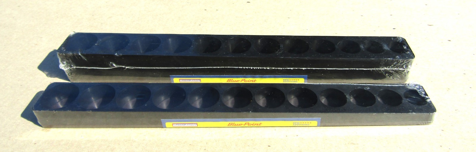Lot of 2 Blue Point Magnetic Socket Holders – 3/8 Deep and shallow up to 1″