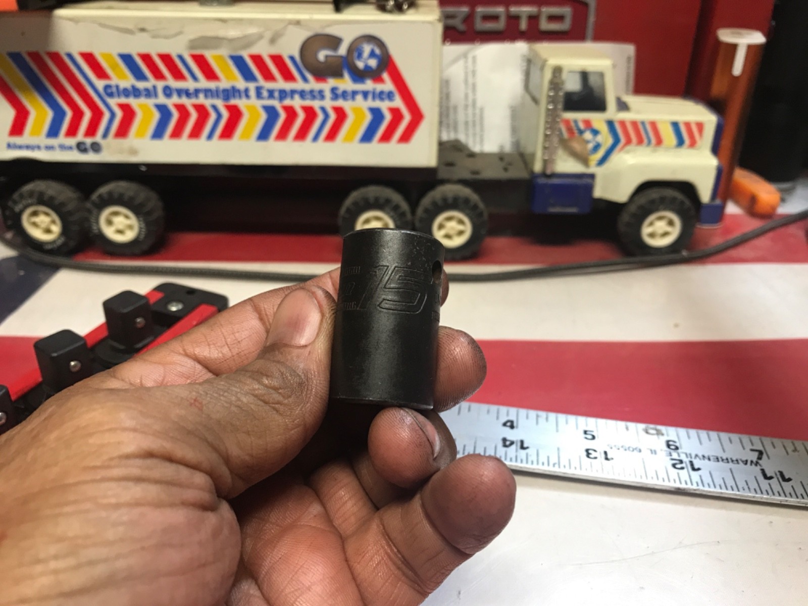 Snap on socket impact 15mm 1/2” drive 6 points IMM150A 1C1C