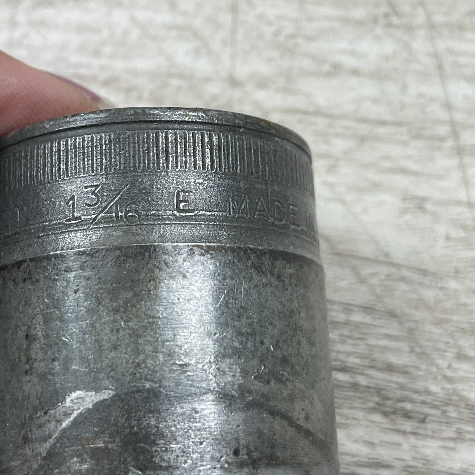 Snap On USA Socket Set 1/2” Drive 12 Point 1 3/16 + 1 1/8 + 1 + 19/32 + 11/16 +