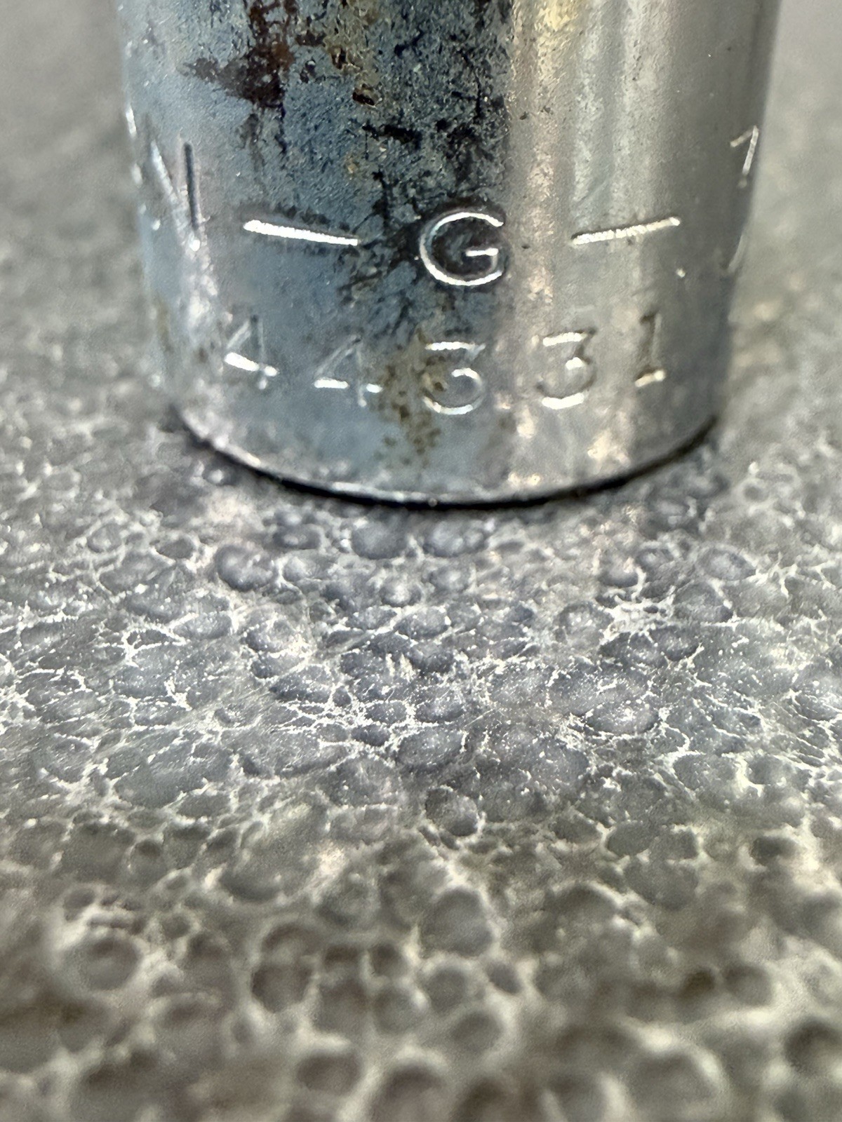 Vtg 3/8″ Craftsman G-Series Part 44331 – 3/8″ Drive 12-Point Socket USA Made
