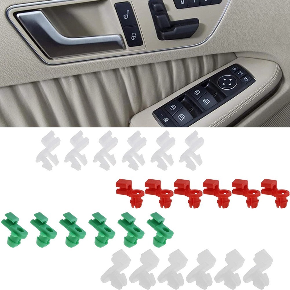 24 PCS Car Left Right Driver Door Lock Rod Clips For Most Car 2-3.5mm Hole New