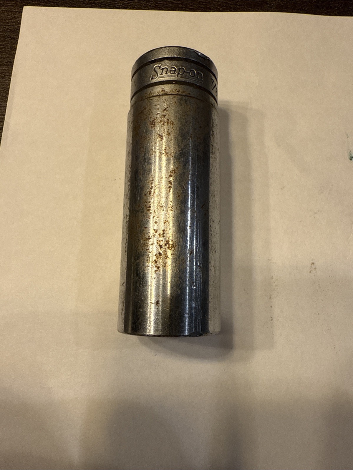 Snap On 7/8” Deep 1/2” Drive Socket 6 Point Chrome TS281 USA