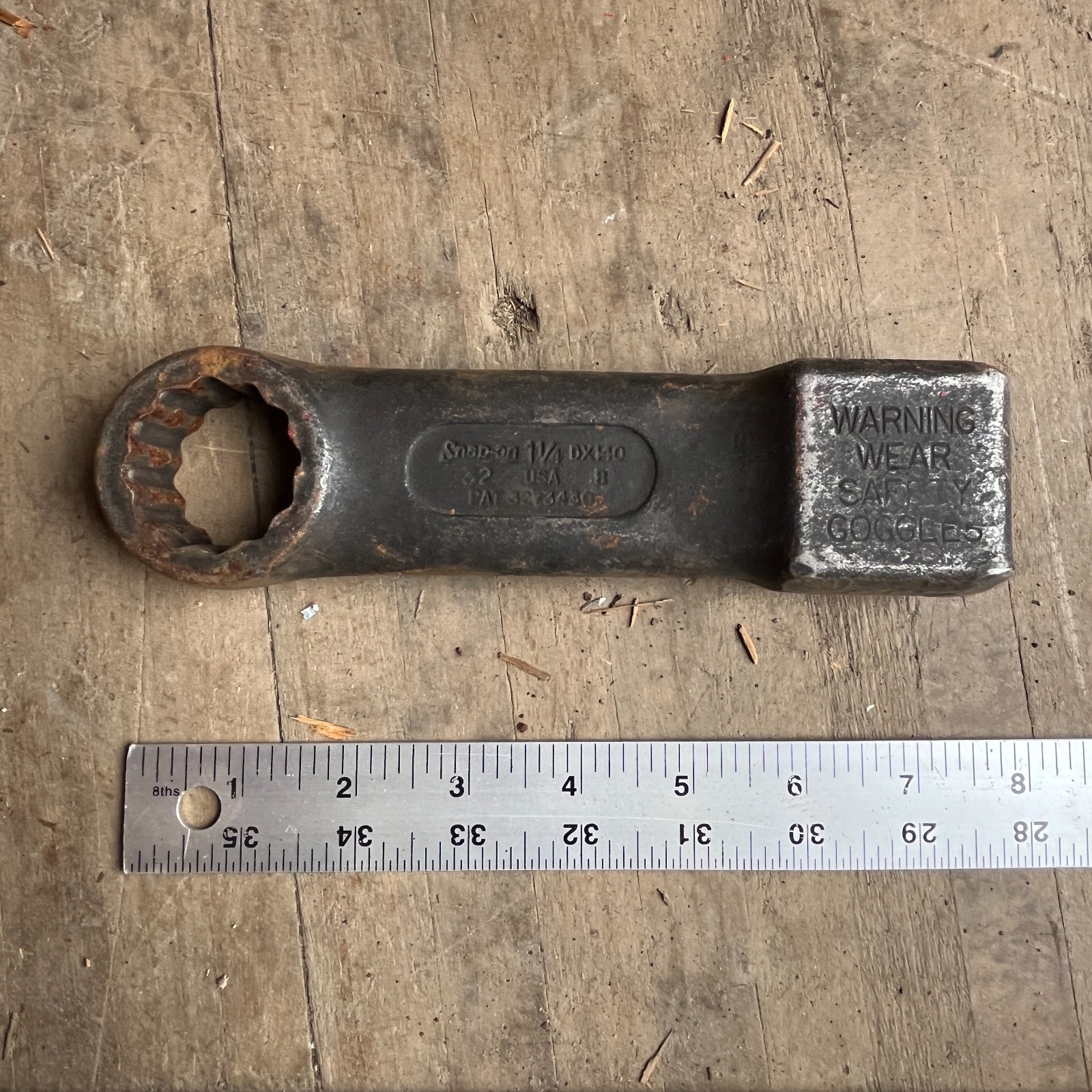 Snap-On Tools DX140 1 1/4″ Flat Striker Wrench Slugger Slugging Striking 12 pt