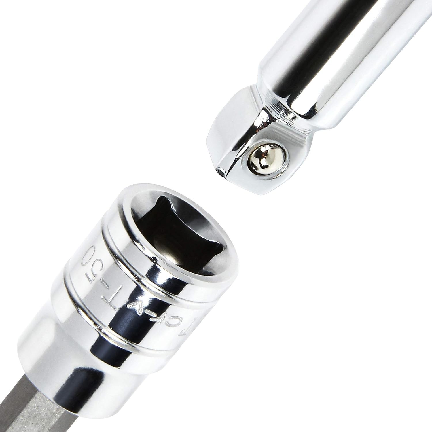 Powerbuilt T-70 Star Bit Socket, 1/2 Inch Drive, Torx, High T 70, Silver