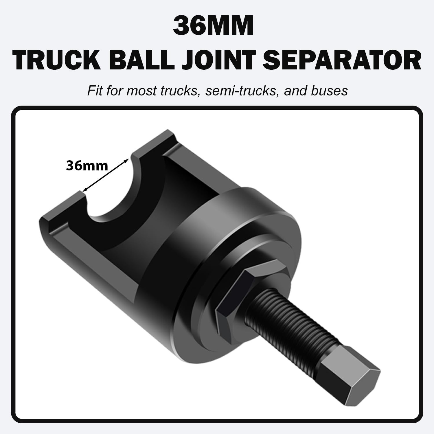 Ball Joint Removal Tool Heavy Duty Truck Ball Joint Separator Universal 36mm For