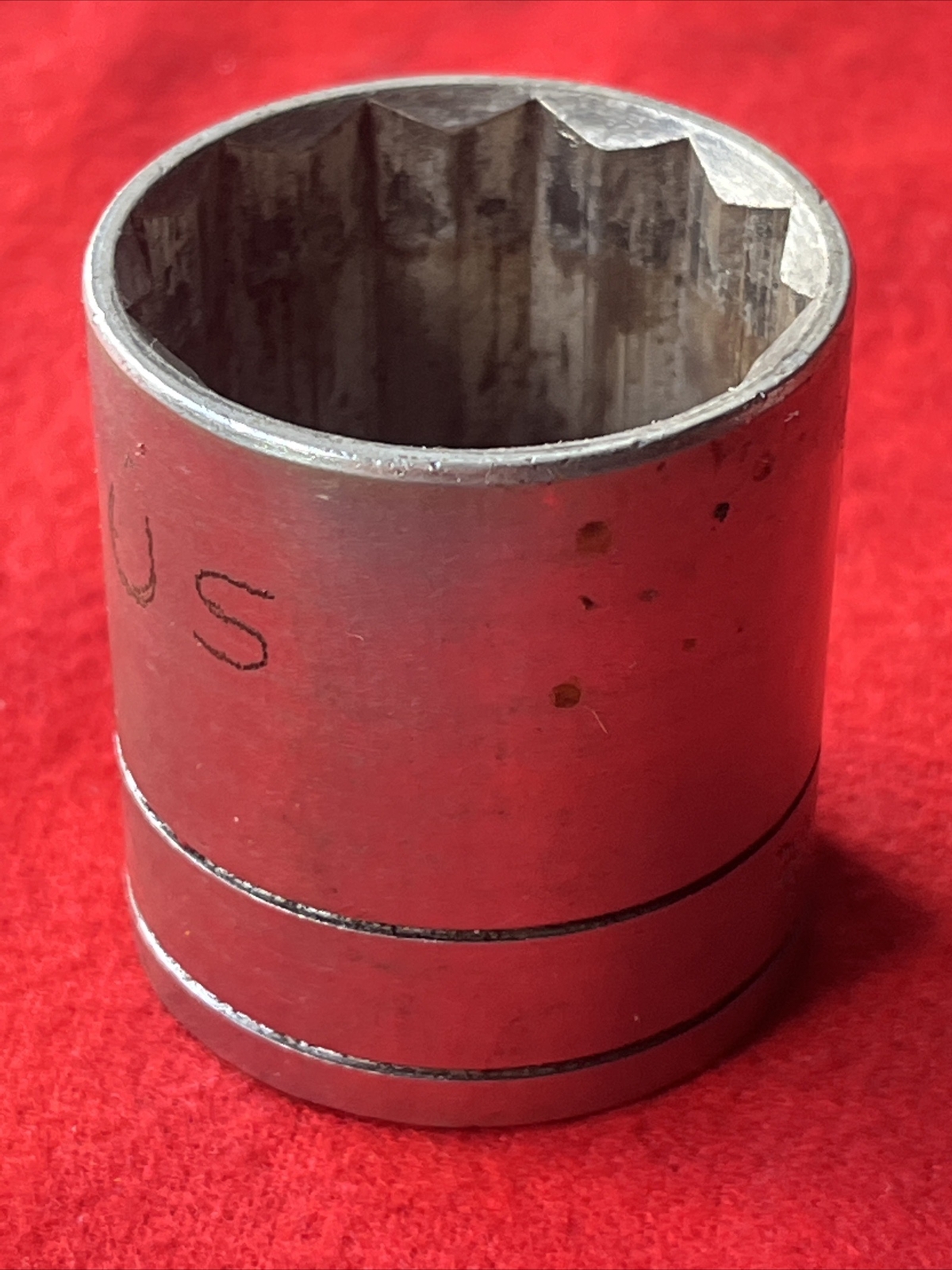VINTAGE CONTINENTAL AMERICAN SOCKET, 1-1/4″, 1/2″ DRIVE, 12 POINT – JAPAN (t80)