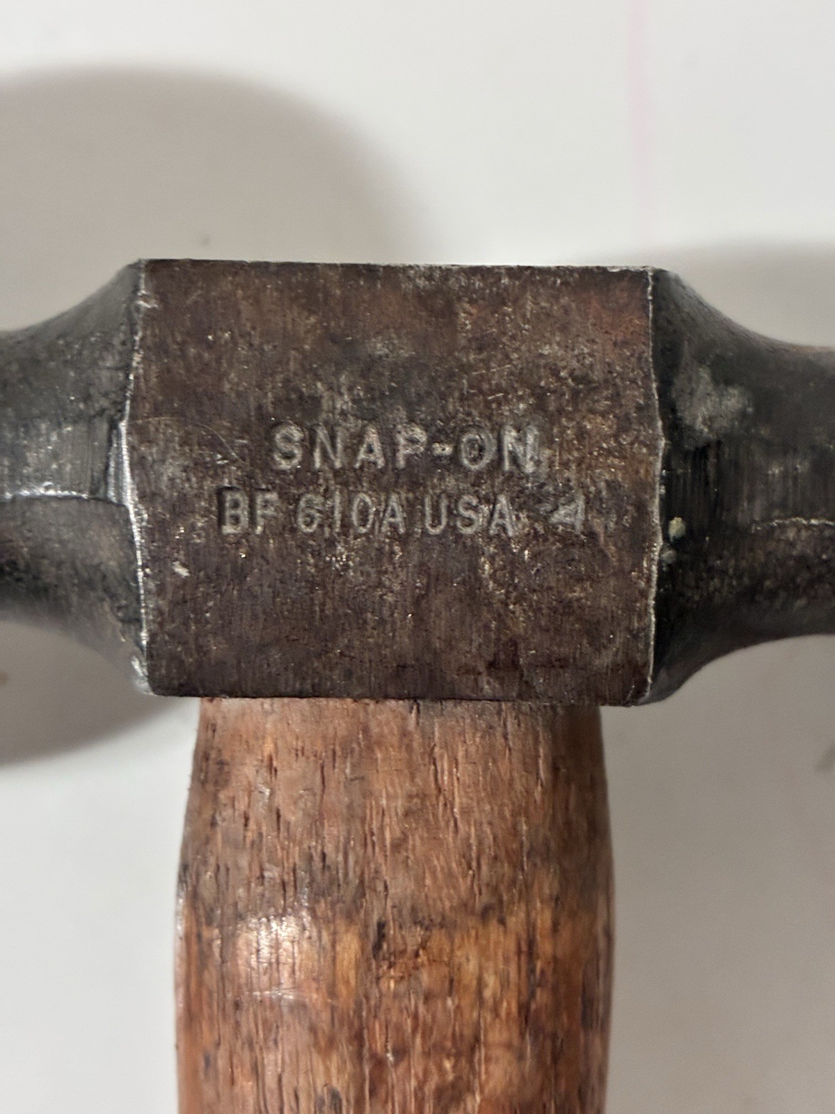 Snap-On Tools Vintage Auto Body Shrinking Hammer BF610AWalnut Handle USA Made