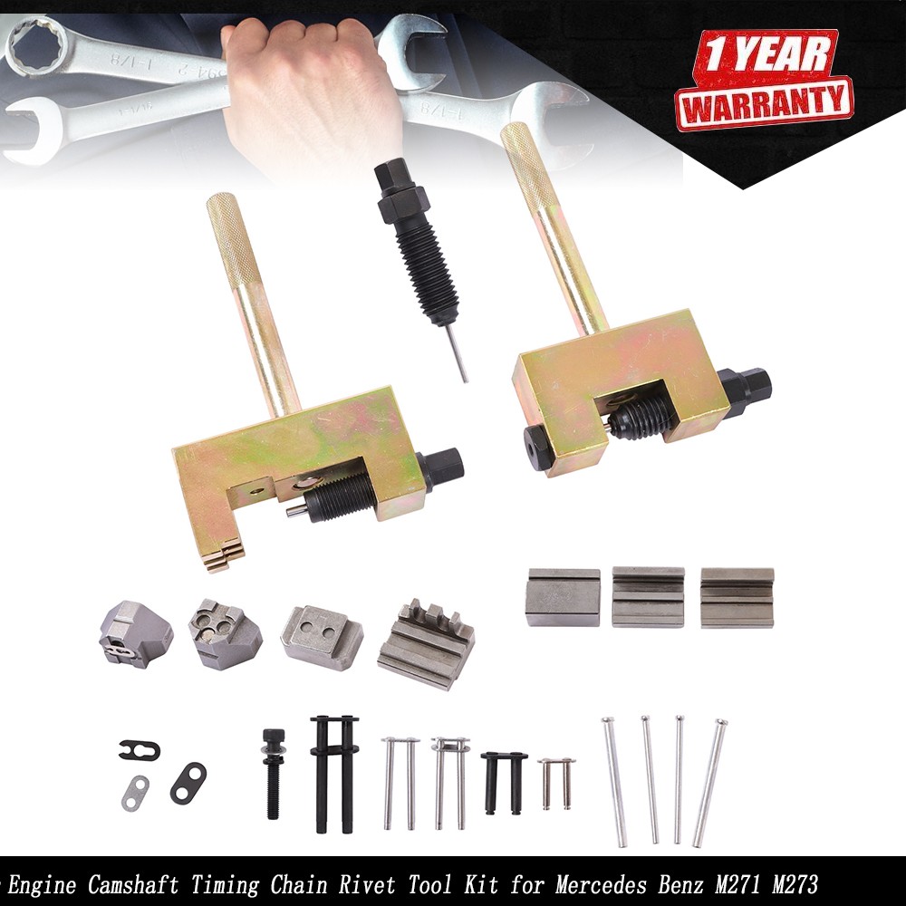 Timing Chain Riveting Tools Set Fit for Mercedes Benz M271 M272 M273 M274 M276
