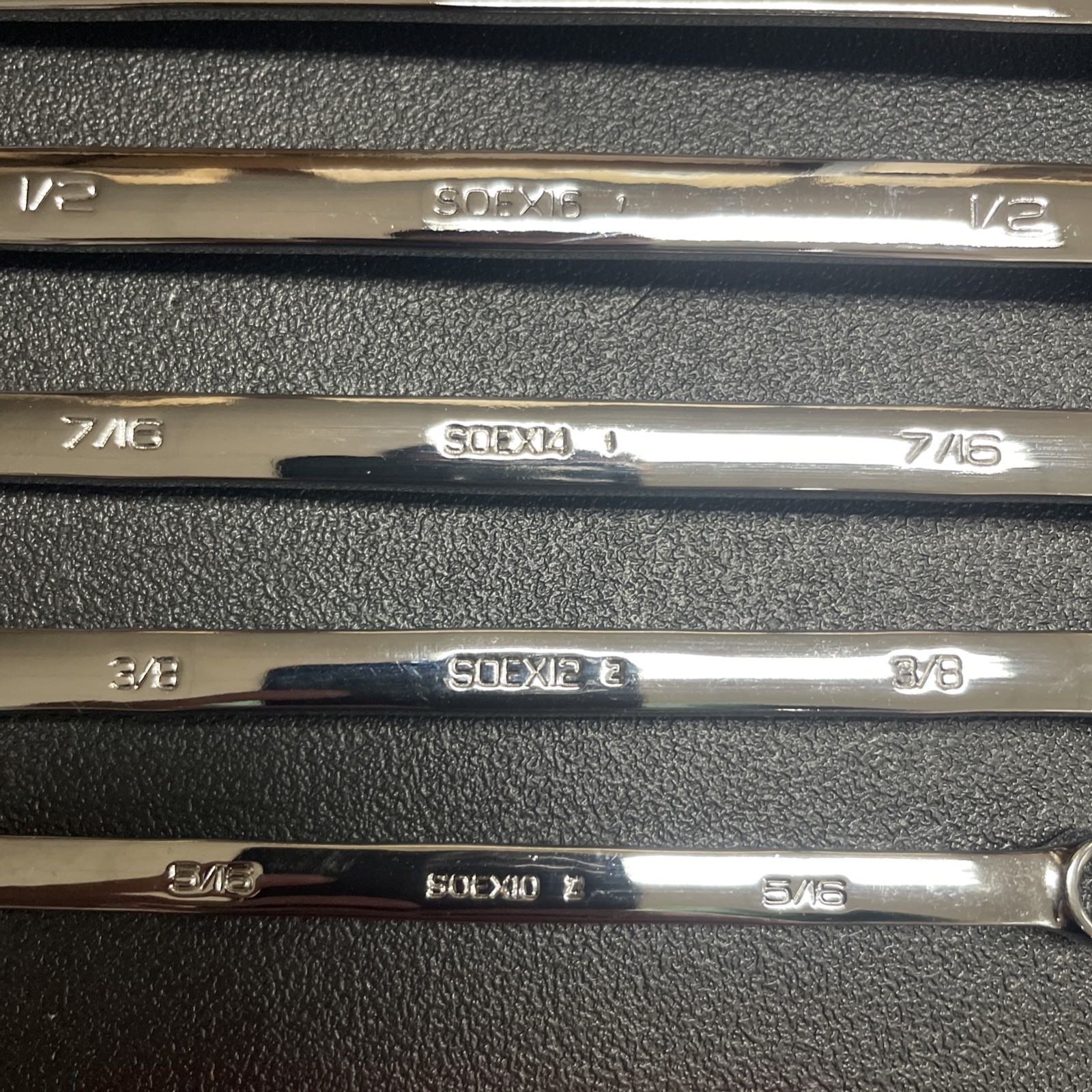 Snap-on Tools USA NEW 10pc 12 Point Flank Drive PLUS Combo Wrench Set SOEX710
