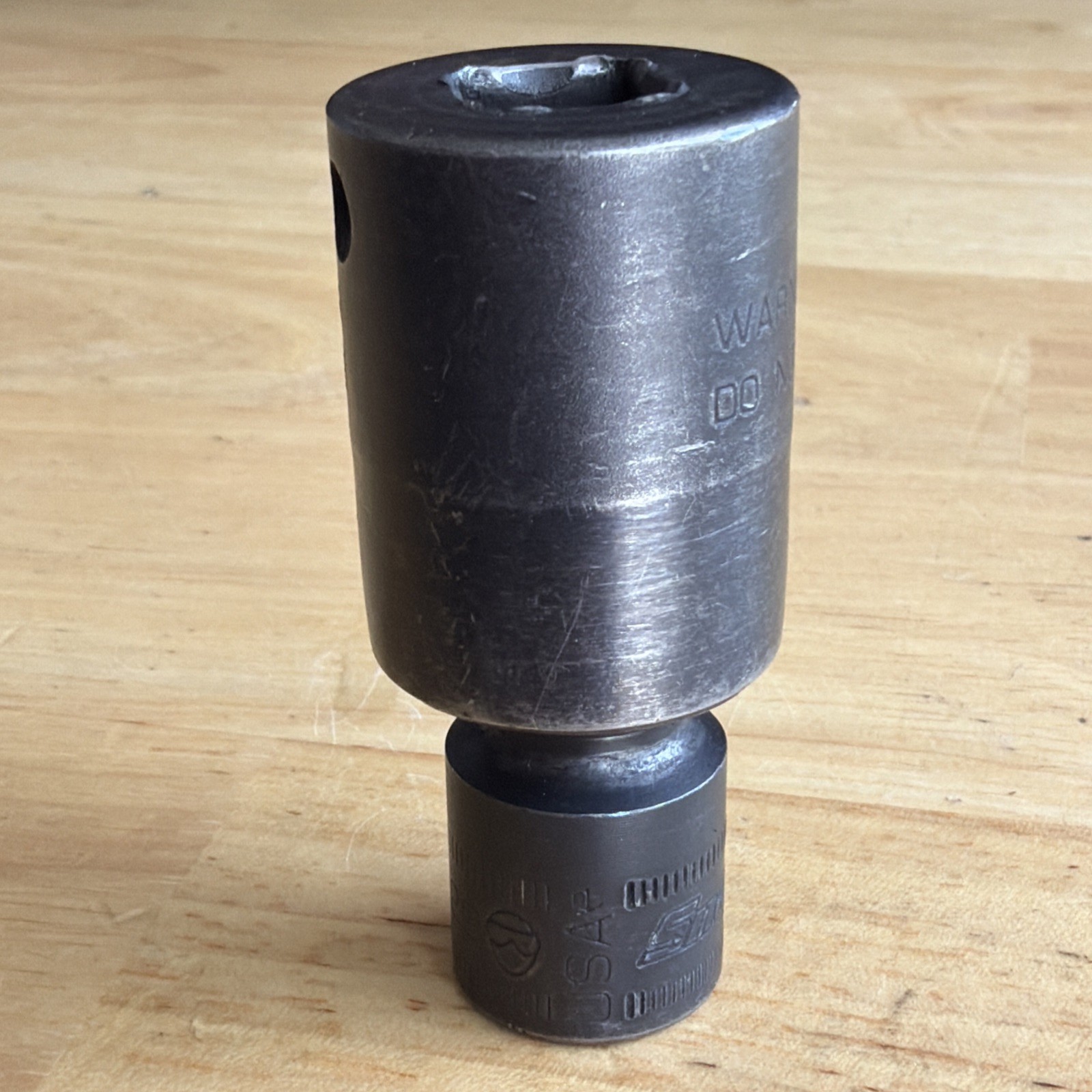 Snap On Tools 12mm Universal Swivel Impact Socket 3/8″ Drive 6pt IPFM12C USA
