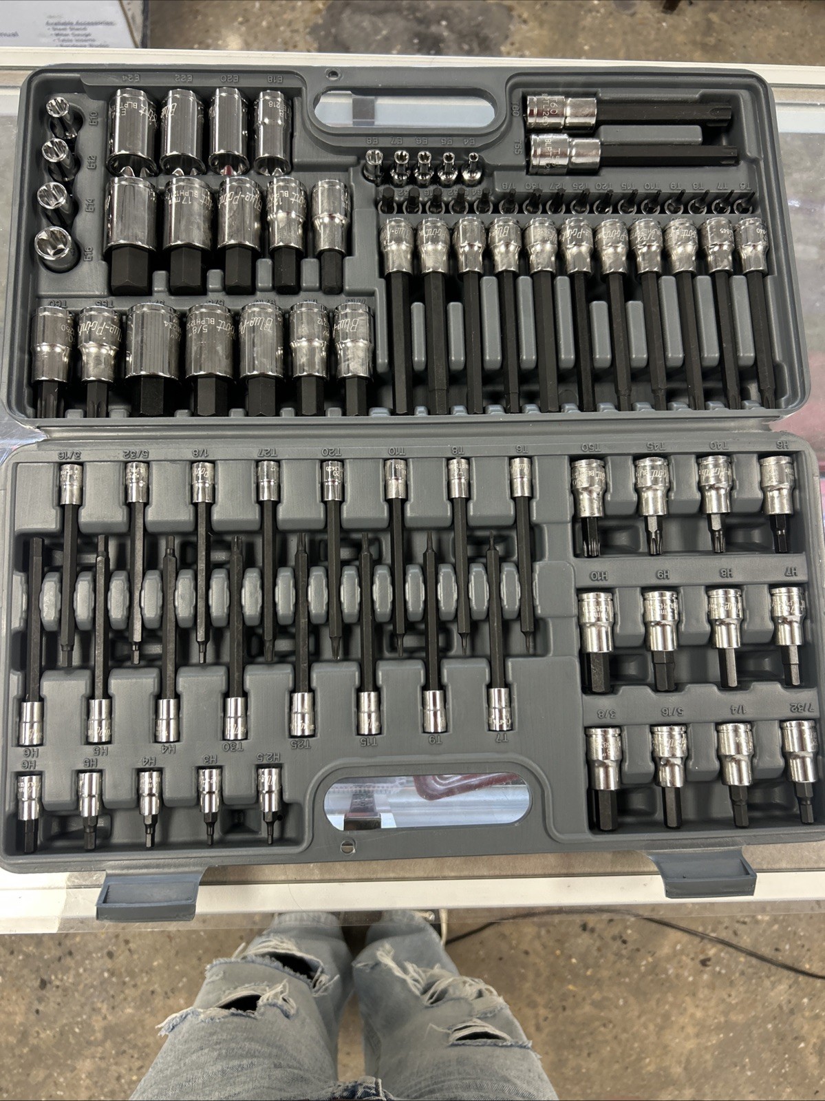 Blue-Point BLPTHC87 87 Pc Torx & Hex Bit Socket Set SAE/Metric Complete