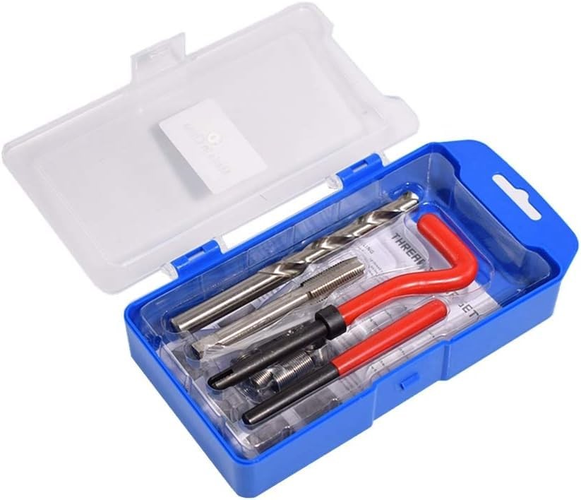 Alltooetools M10 X 1.25 Thread Repair Kit, x 1.25mm, Black & Silver
