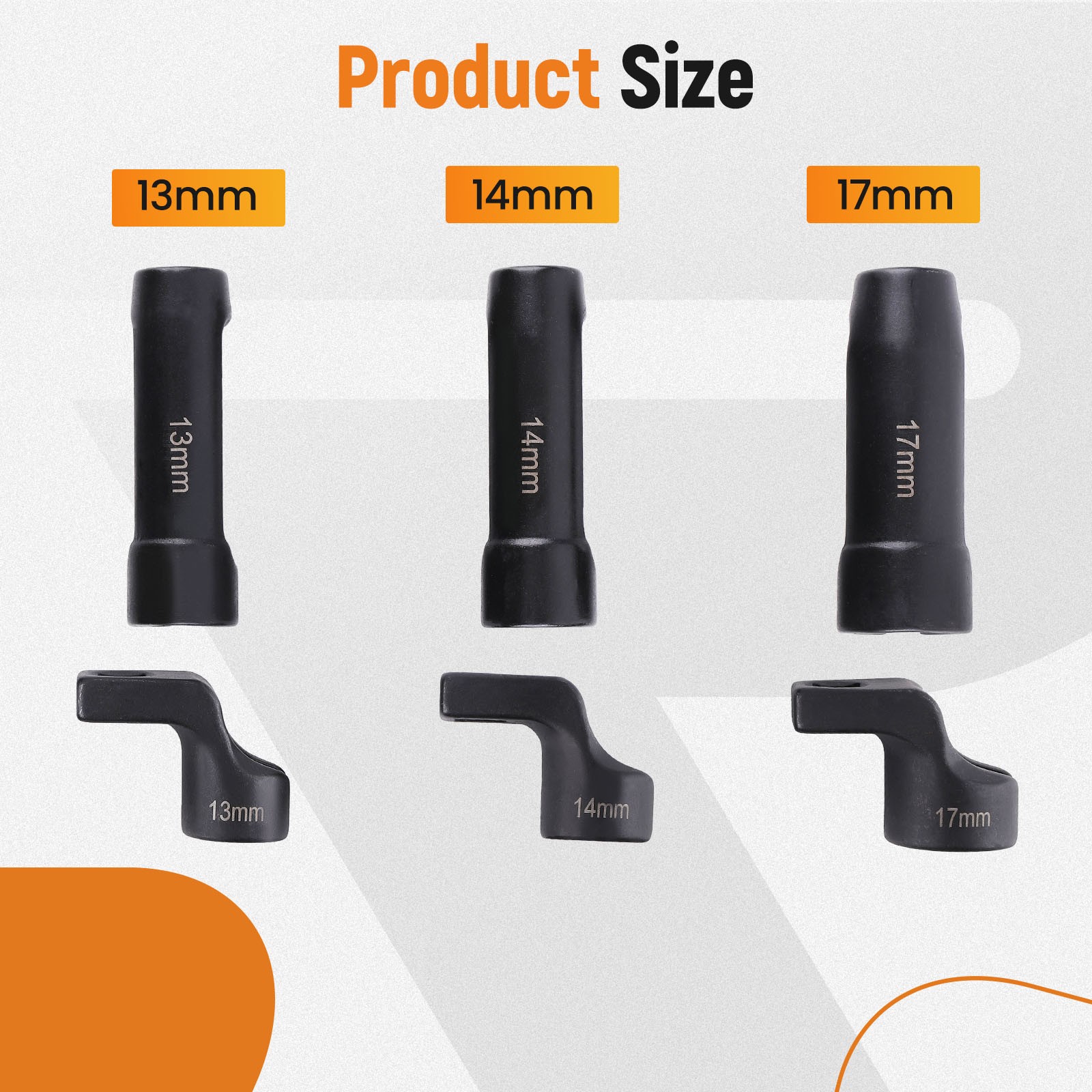 EGT Sensor Socket Set 13 14 17mm 3/8″ Exhaust Temperature Removal 13mm 14mm 17mm