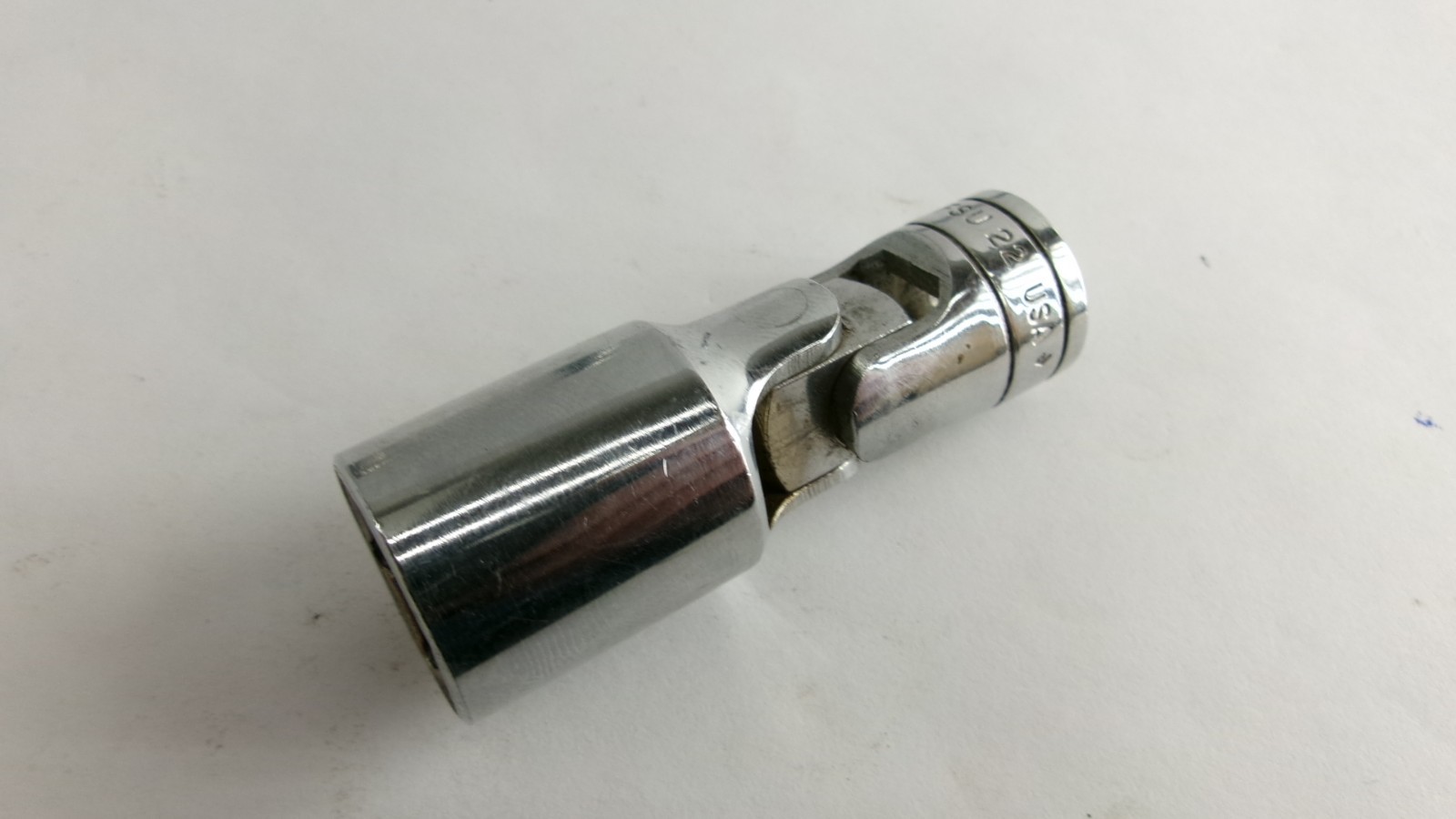 Snap-on tools USA 3/8 drive 11/16″ Semi Deep 6 point Swivel Socket FSU22 Nice!