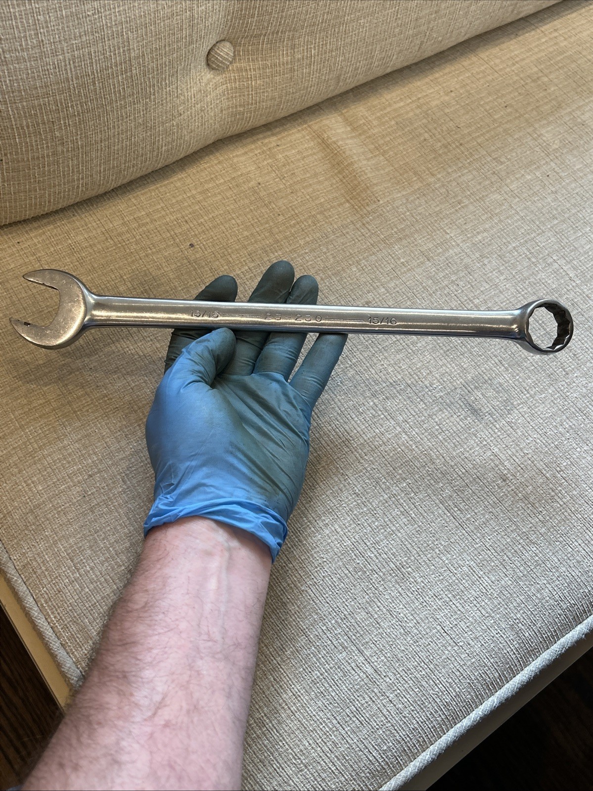 Armstrong 25-230 15/16” Combination Wrench 12Pt Polished Chrome USA