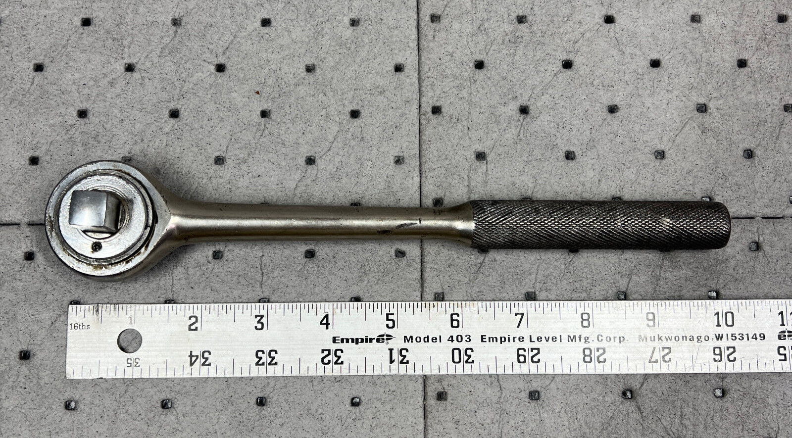 Fleet Tools 10″ Vintage 1/2» Drive Ratchet 1660 – Made in USA!