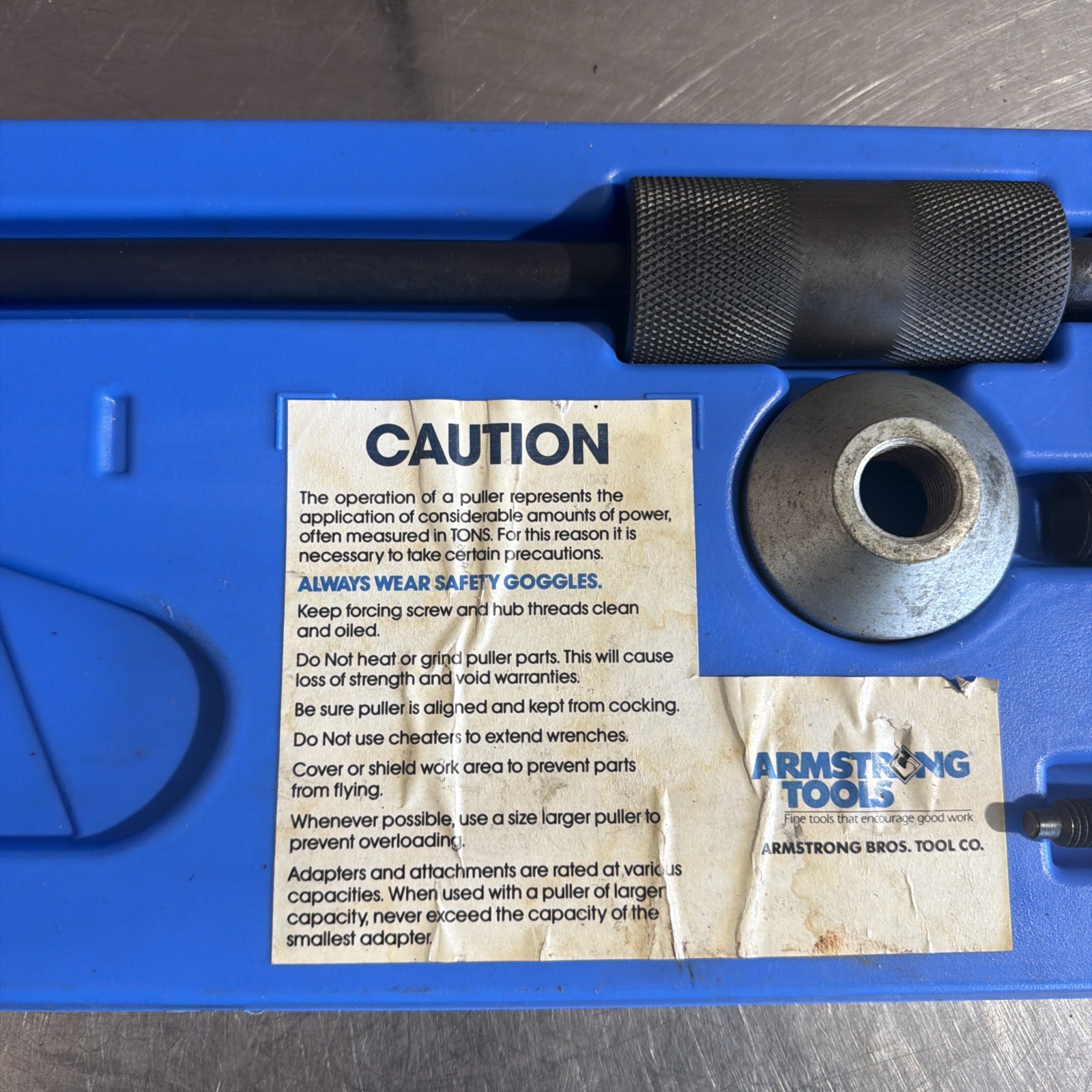 Armstrong Tools Slide Hammer Set 93-894. Incomplete As Seen In Photos