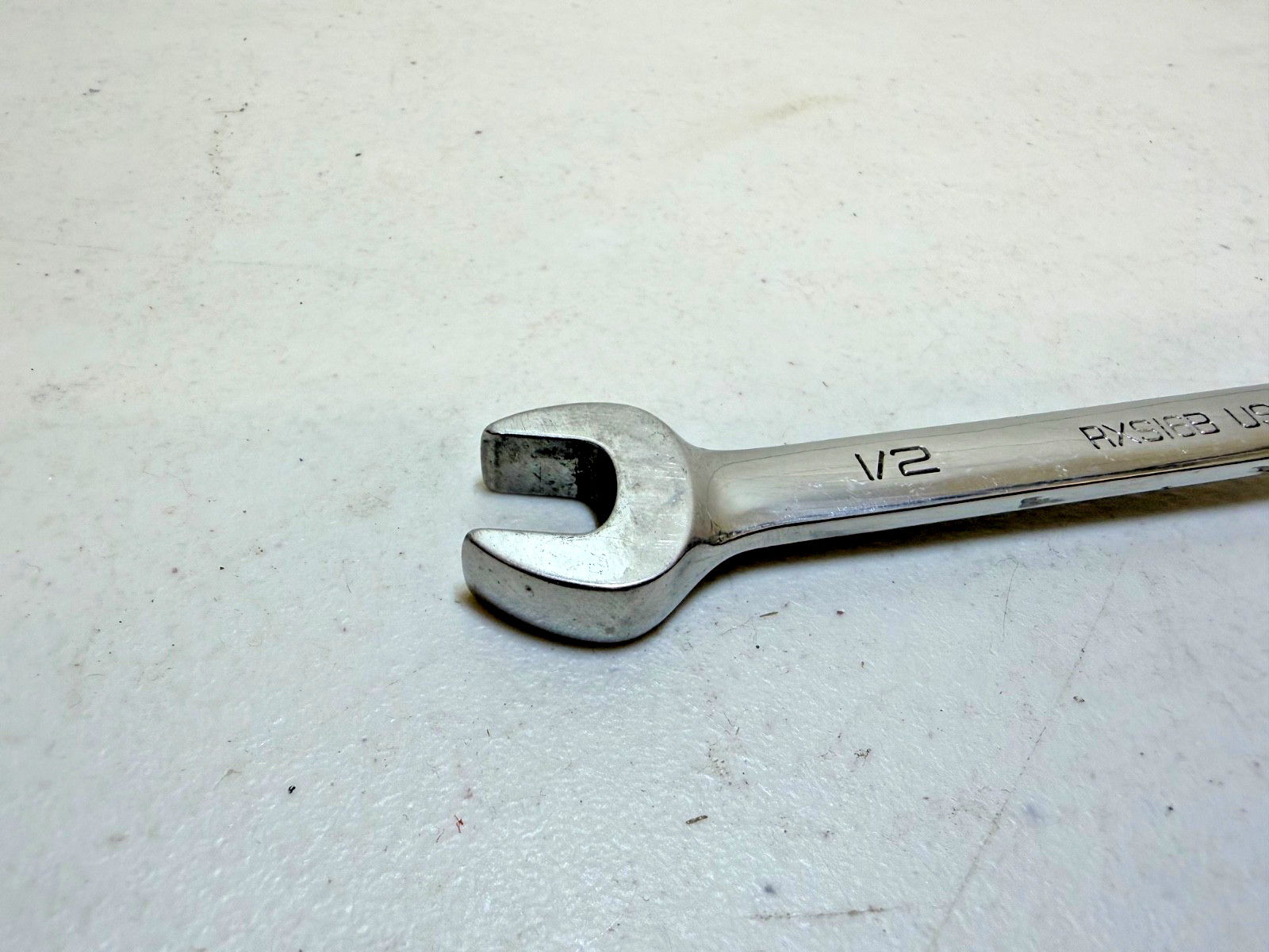 Snap On RXS16B SAE 1/2 Open End / Flare Nut Wrench Used Free Shipping
