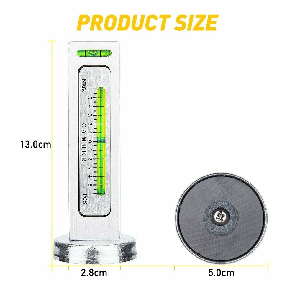 Adjustable Magnetic Gauge Tool Camber Castor Strut Wheel Alignment Truck Car New