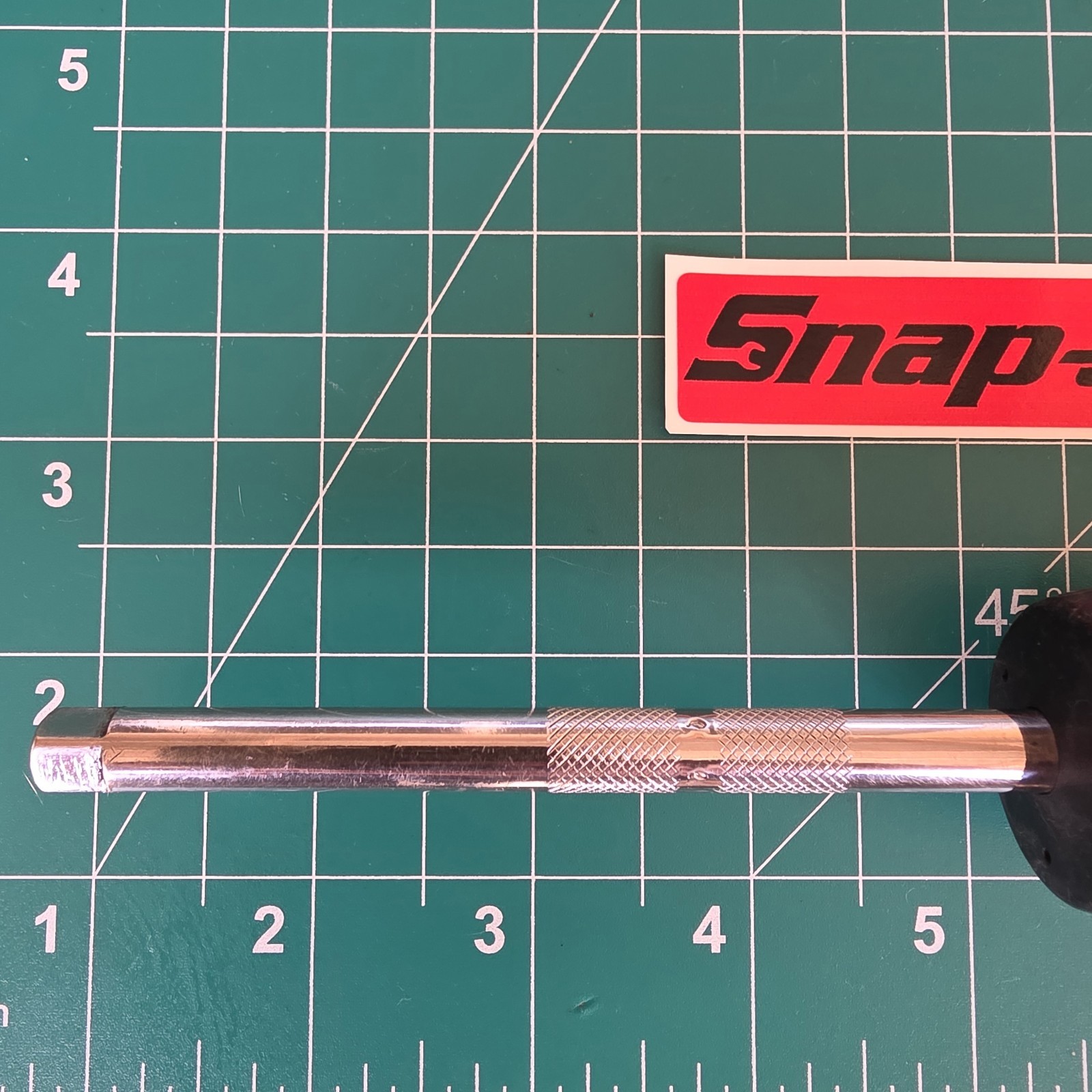 Snap-On 1/4″ Ratcheting Socket Screwdriver Tool Black Handled Driver TMR4